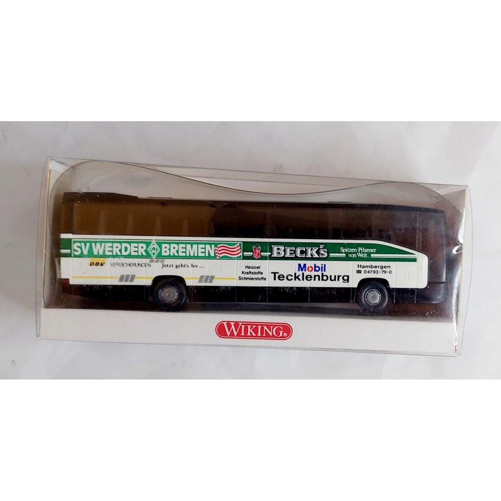 Wiking 714 07 Mercedes Benz 0404 RHD Bus SV Werder Bremen 1/87